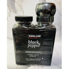 Чорний перець з млином Kirkland Black Pepper оригінал