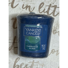 Свічка ароматична "Бірюзове скло" Yankee Candle оригінал