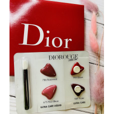 Палітра пробників доглядальних помад DIOR Rouge Dior Ultra Care Liquid оригінал