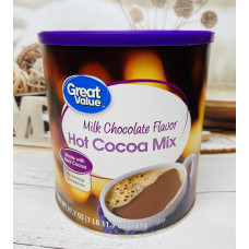 Молочний гарячий шоколад Great Value, 785грам оригінал