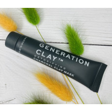 Вугільна маска для шкіри обличчя GENERATION CLAY Detoxifying Charcoal оригінал