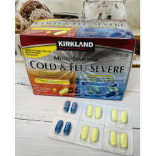 Капсули від кашлю, застуди Kirkland Multi-Symptom Cold Flu Severe оригінал