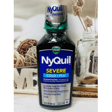 Засіб від застуди, кашлю VICKS NyQuil на ніч, м'ятний смак оригінал