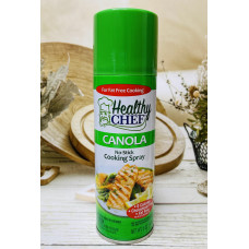 Масло-спрей каноли для непригорания продуктов Healthy Chef Canola Oil (оригинал) переводится на русский язык как "Здоровое масло-спрей каноли для приготовления пищи Healthy Chef Canola Oil".