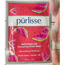 Тканинна маска-пілінг арбузна PURLISSE Energizing Peel Off Mask оригінал