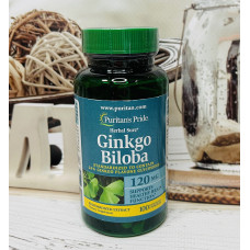 Гінкго білоба для пам'яті та мозку Puritan's Pride Ginkgo Biloba оригінал
