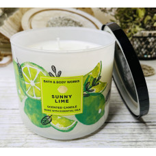 Ароматична свічка Bath and Body Works Сонячний лайм оригінал