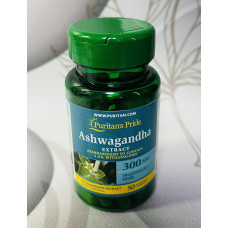 Ашвагандха для відновлення організму Puritan's Pride Ashwagandha Standardized Extract оригінал