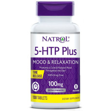 Natrol 5-HTP Plus Mood & Relaxation Time Release 100мг, 150 Таблеток