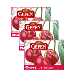 Gefen Cherry Jello, 3 oz (Pack of 3)