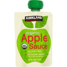 Kirkland Органічний яблучний соус, 3.17 унції (набір з 24 штук)