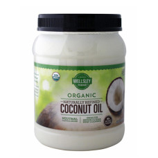 Органічна кокосова олія Naturally Refined від Wellsley Farms, 56 унцій