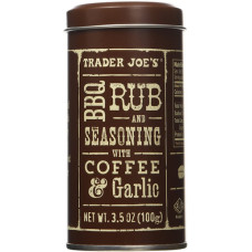 Trader Joe's Приправа и специи для барбекю с кофе и чесноком, 3.5 унции