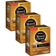 Nescafe Taster's Choice Мгновенный кофе со вкусом лесного ореха, 16 штук (пакет из 3)