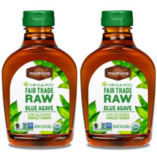Madhava Raw Organic Agave Nectar, 23.5 унції (пачка з 2 штук)