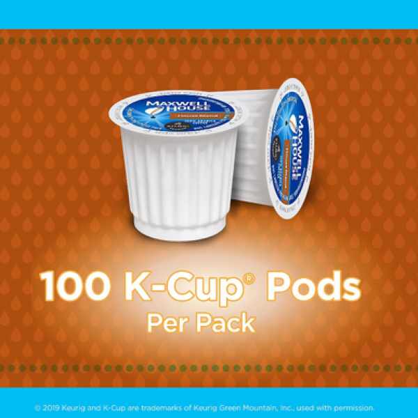 Maxwell House Завтрак Blend K-Cup Кофейные подушечки, 100 шт.