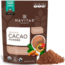 Navitas Organics Cacao Powder органічний, без ГМО, без глютену, 8 унцій.