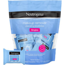 Очищуючі серветки для обличчя Neutrogena Facial Cleansing Towelette Makeup Remover Singles, 20 Count