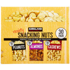 Kirkland Signature Ассорти орехов Snacking Nuts, 1.6 унции, 30 штук