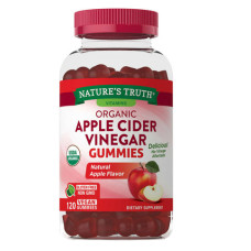 Яблочный уксус Nature's Truth Organic 500 мг, 120 капсул