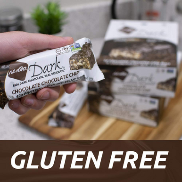 Набор NuGo Dark Chocolate Chocolate Chip Protein Bar 1.76 oz (12 шт.)