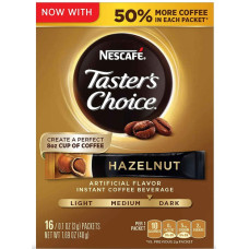 Nescafe Taster's Choice Одиночная порция мгновенного кофе с лесными орехами 16 штук