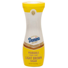 Цукор коричневий Domino Pourable у флаконі зі зручним клапаном, 10 унцій.