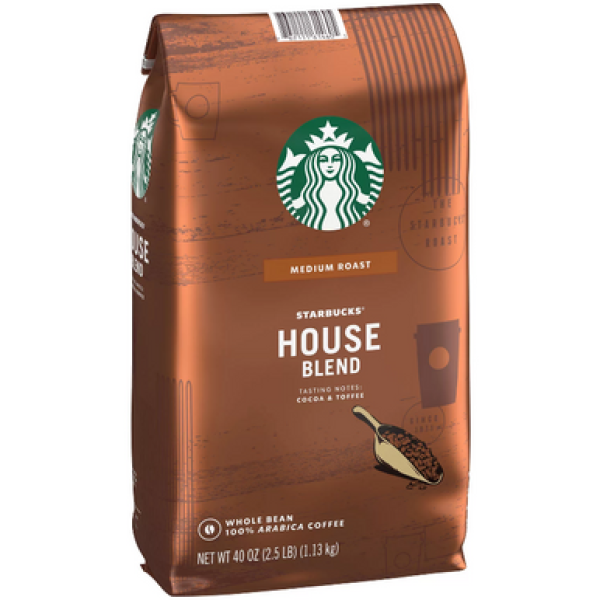 Кофейные зерна Starbucks House Blend, 40 oz.