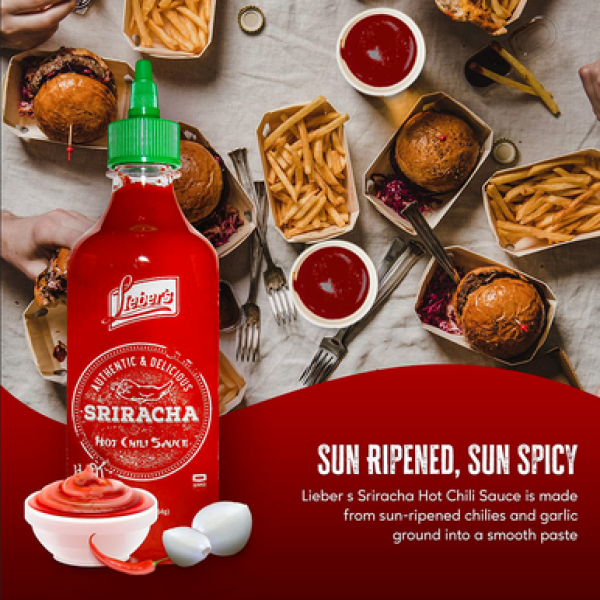 Lieber's Соус Sriracha Hot Chili, 16 унций.