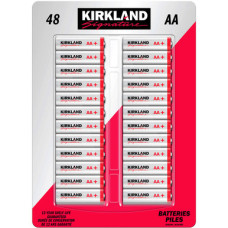 Батареи щелочные Kirkland Signature AA, 48 штук