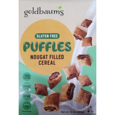Goldbaums Gluten Free Nougat Filled Cereal, 13 oz: безглютенові хрусткі сніданки з нугою формату 13 унцій