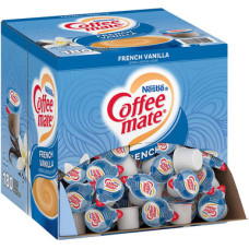 Nestle Кофій все в одному (Coffee mate), Французька Ваніль (French Vanilla), рідинний кремер, одиночний, без молока, не потребує холодильника, 180 штук