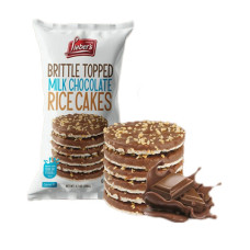 Lieber's Brittle Topped Milk Chocolate Covered Rice Cakes, 3,7 унцій: чудова поєднання хрусткості та ніжного шоколаду!
