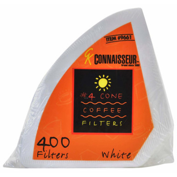 Фільтри для кави Connaisseur #4 Cone White, 400 фільтрів