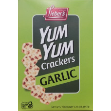 Lieber's Passover Garlic Crackers, 4.15 oz - Купити онлайн українське печиво з часником вагою 117 грамів