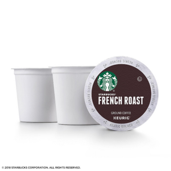 Зерновой кофе Starbucks French Roast Coffee K-Cups (72 шт.)