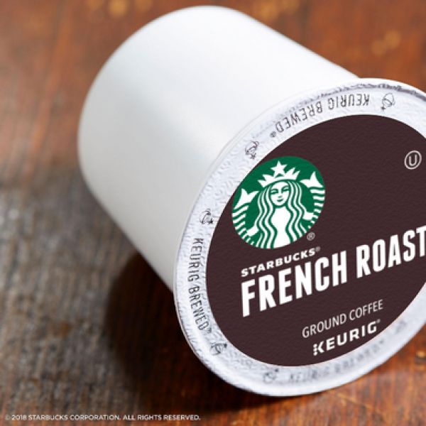 Зерновой кофе Starbucks French Roast Coffee K-Cups (72 шт.)