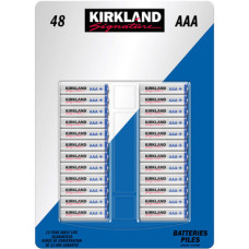 Батарейки любители Kirkland Signature AAA щелочные, 48 шт.