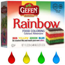 Gefen Rainbow Food Coloring