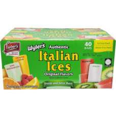 Lieber's Wyler's Italian Ices Оригінальні смаки, 40 штук