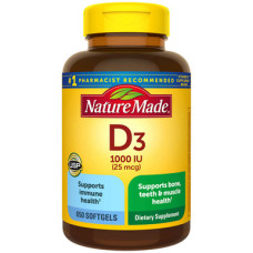 Nature Made Витамин D3 25 мкг., 650 капсул