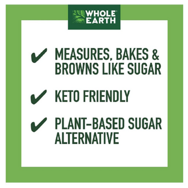 Цілесвіт (Whole Earth) Allulose Baking Blend - нульовий калорійний альтернативний підсолоджувач-замінник цукру, 32 унції.