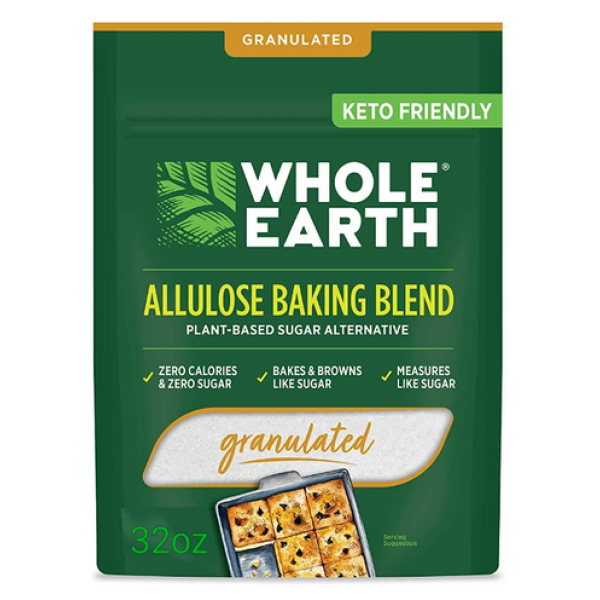Цілесвіт (Whole Earth) Allulose Baking Blend - нульовий калорійний альтернативний підсолоджувач-замінник цукру, 32 унції.