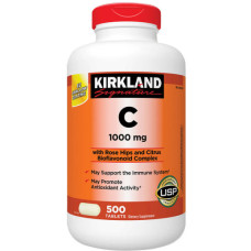 Витамин С Kirkland Signature 1000 мг, 500 таблеток