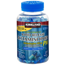 Kirkland Signature Ацетаминофен PM 500 мг, 375 капсул