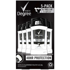 Degree Men UltraClear Антиперспирант-Дезодорант Стик Black & White 2,7 унции, 5 штук