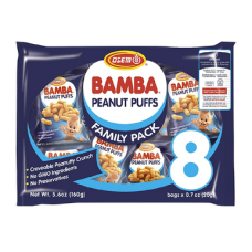 Osem Bamba Puffed Peanut Snack, Family Pack: 8 упаковок по 0,7 унций каждая