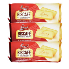 Lieber's Карамельные Кофейные Печенья Biscafe, 5.6 унций (упаковка из 3 штук)