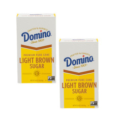 Цукор коричневий Domino Light Brown Sugar, 16 унцій (упаковка з 2 шт.)