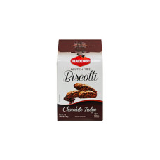 Haddar Gluten Free Biscotti Chocolate Fudge, 7 oz - безглютенові бісквіти з шоколадним соусом, 7 унц.
